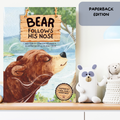 Bear Follows His Nose-Papernack Edition COMING SOON!
